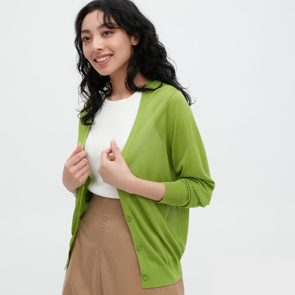 Uniqlo Green Women's Cardigan